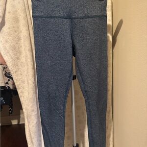 lululemon athletica herringbone Blue Leggings